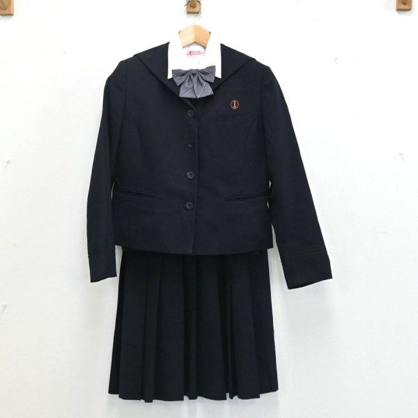 Get the Official 【中古】香川県 大手前丸亀中学校 女子制服 7点（ブレザー・シャツ・ニットベスト・スカート）sf003256  Supply